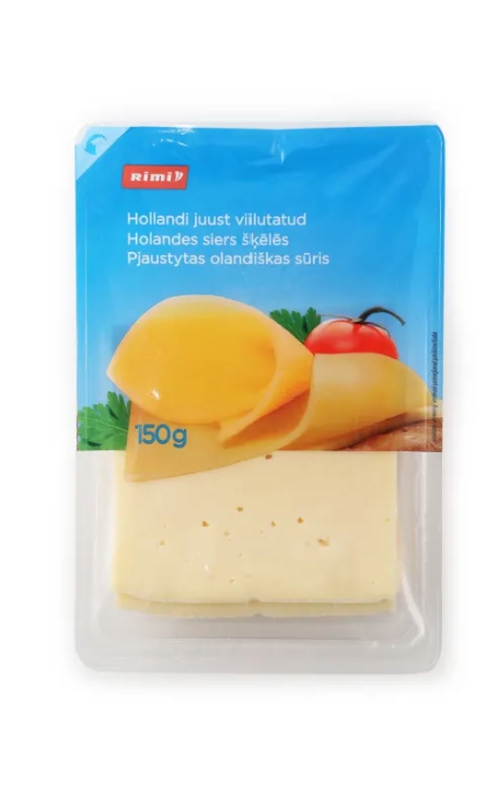 Kui palju maksab RIMI e-poes kõige odavam viilutatud juust (vastus andke kümne sendi täpsusega)?