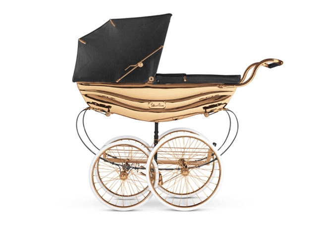 See on väidetavalt maailma kõige kallim jaeturu käru "Silver Cross Rose-Gold Balmora". Palju maksab?
+/- 5000€